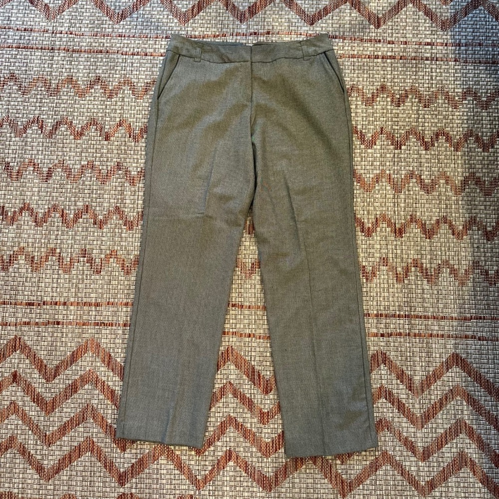 WORTHINGTON | Petite Modern Fit‎ Charcoal Gray Herringbone Dress Pants, Size 10P